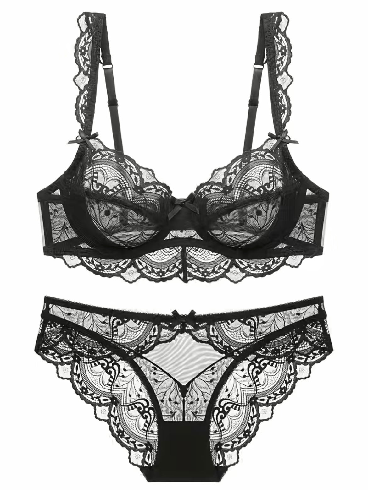 Moscow - Ensemble Lingerie en Dentelle Supérieure