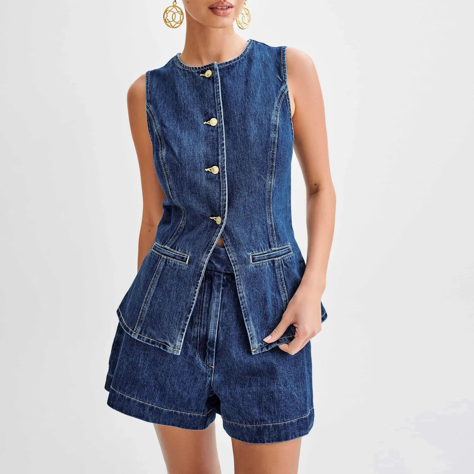 Maxine - Ensemble Denim 2pcs