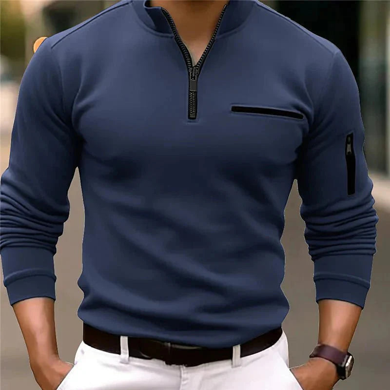 Tom - Sweat Doux Col Camionneur Homme